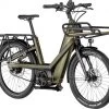 Bergamont E-Cargoville Bakery Elite E-Bike Lastenrad S Matt Olive Green Mod. 2022
