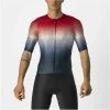 Castelli Aero Race 6.0 Jersey - Savile Blue/pro Red