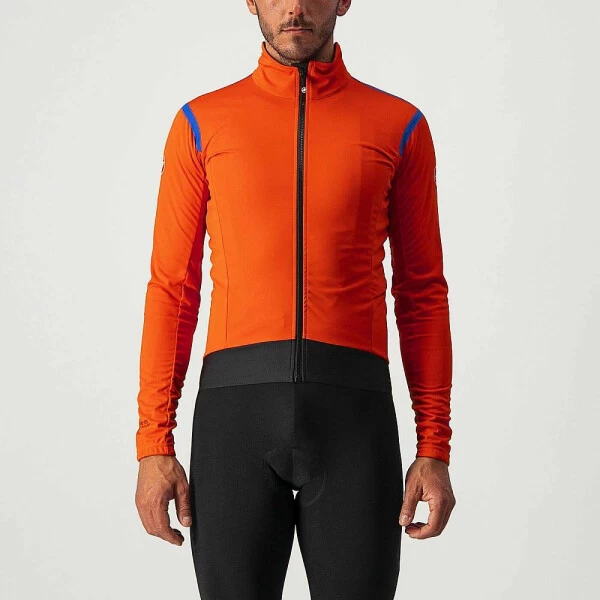 Castelli Alpha Ros2 Light Jacket Fiery Red/Rescue Blue-Black 1 Castelli Alpha Ros2 Light Jacket Fiery Red/Rescue Blue-Black