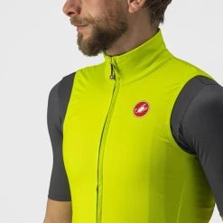 Castelli Pro Thermal Mid Vest Electric Lime -Entdecken Sie Fahrräder castelli pro thermal mid vest electric lime 34