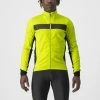 Castelli Raddoppia 3 Jacke Electric Lime / Black Reflex