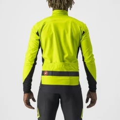 Castelli Raddoppia 3 Jacke Electric Lime / Black Reflex -Entdecken Sie Fahrräder castelli raddoppia 3 jacke electric lime black reflex 34